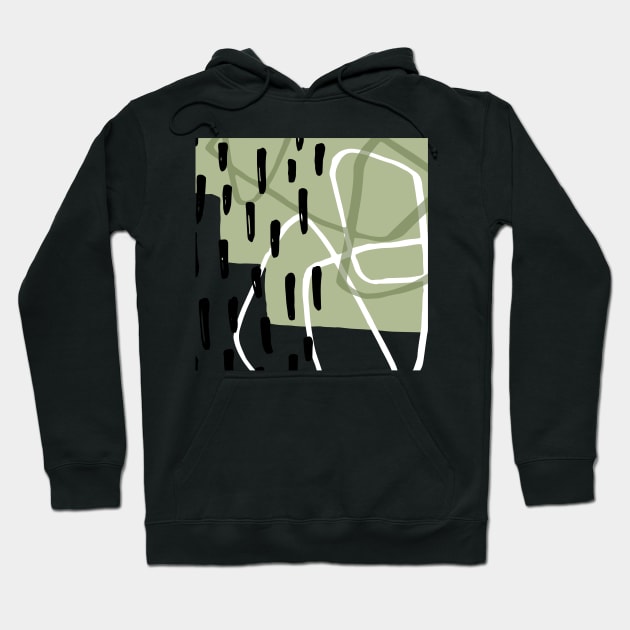 Abstract Lines And Soft Colors Hoodie by waltzart